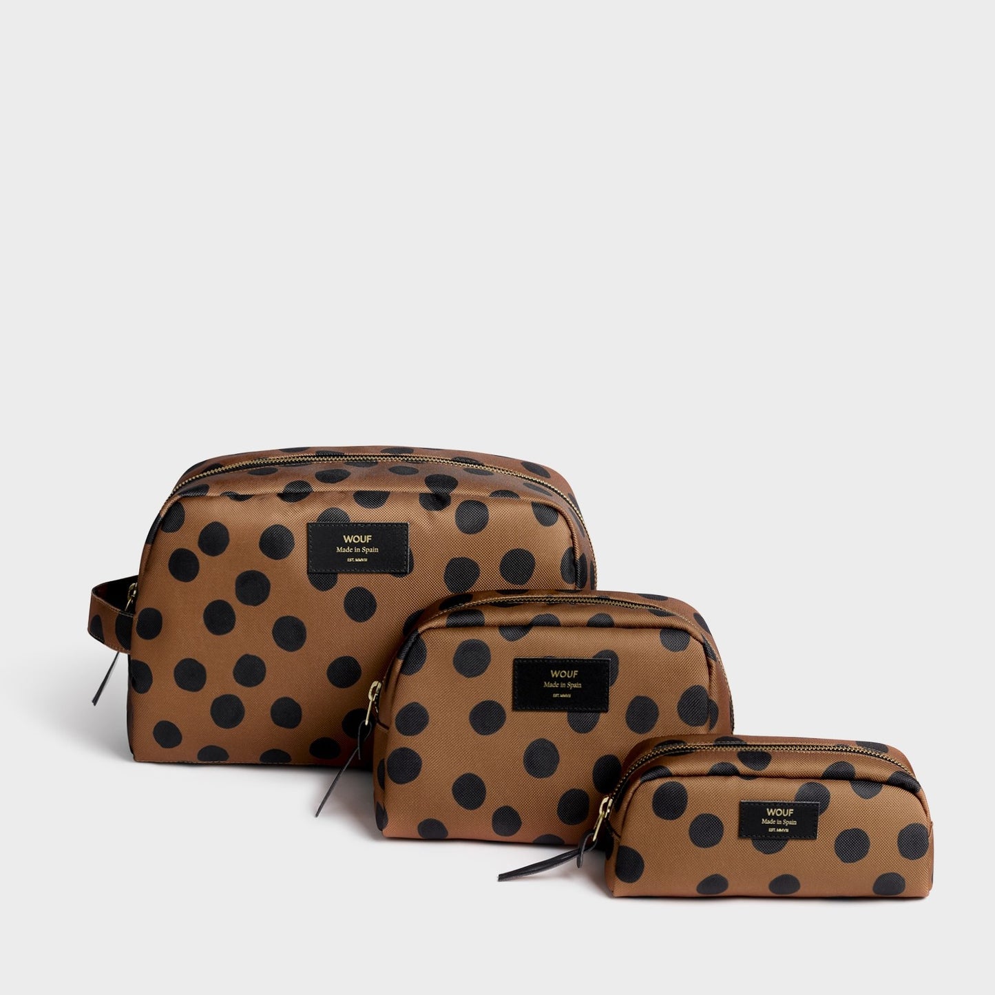 WOUF Beautycase groß | Large toiletry bag Dots