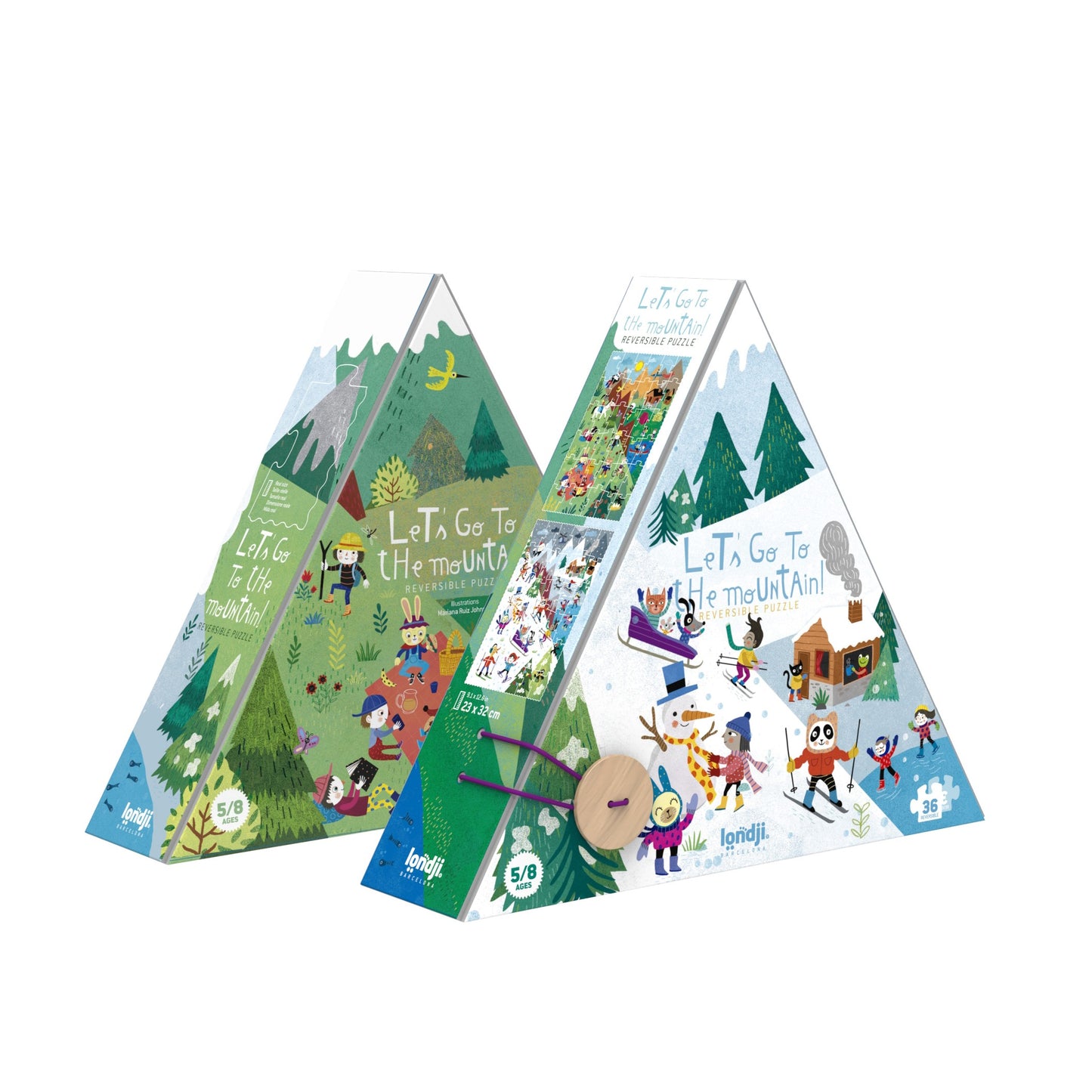 Reversibles Puzzle Let's Go To The Mountain